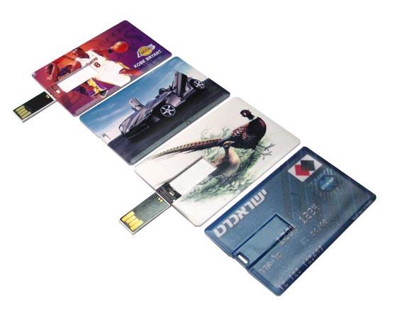 Credit card flash drive