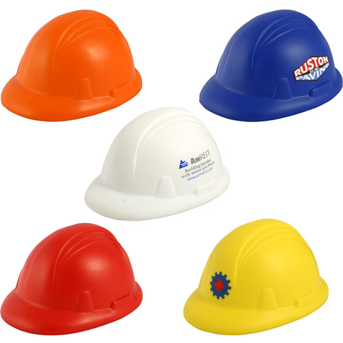 Hard hat stress reliever