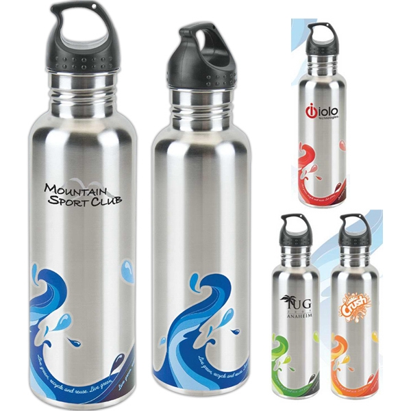 Stainless Wave Water Bottle