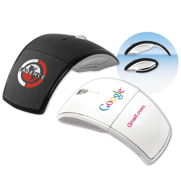 Promotional folding wireless mouse